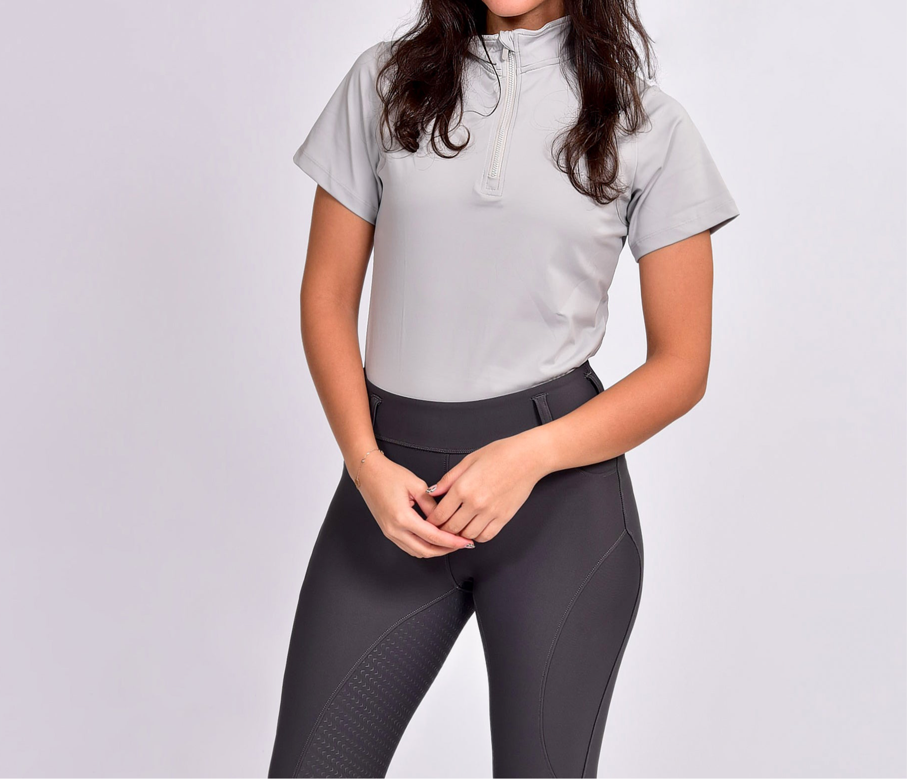 Women polo active training shirt.