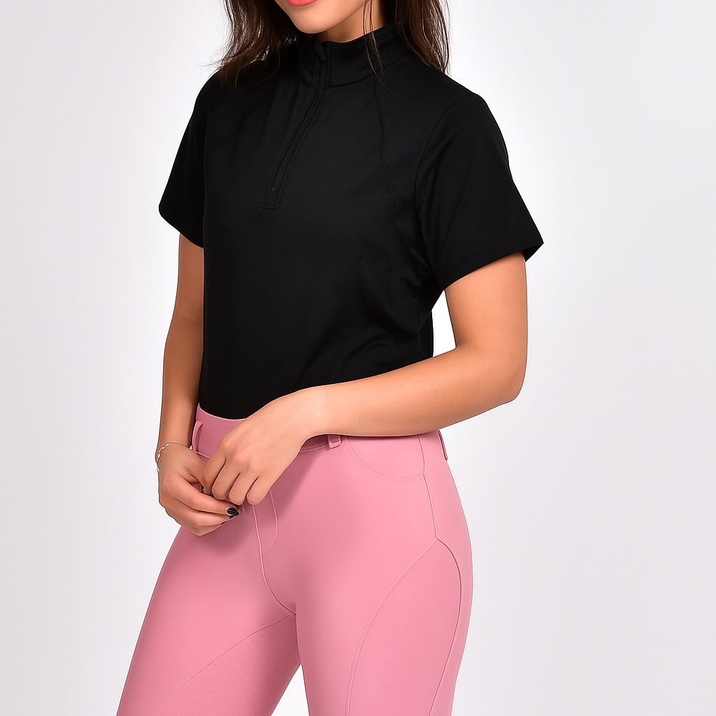 Women polo active training shirt.