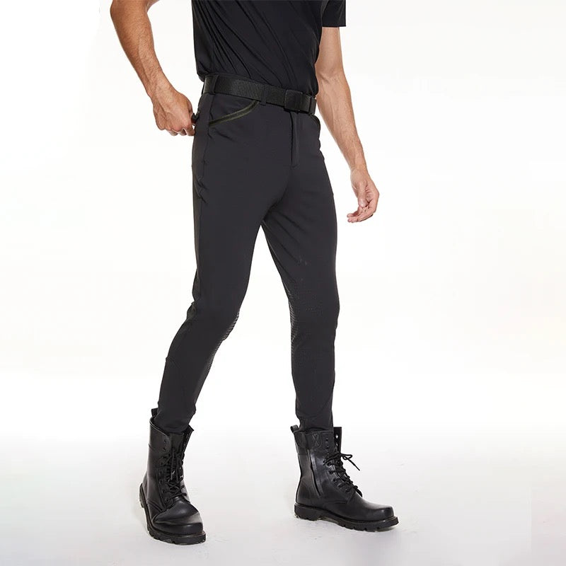 Men knee grip breeches.