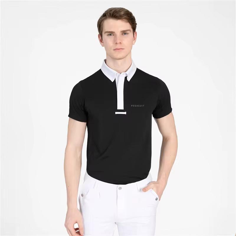 Men short sleeve polo air shirts.