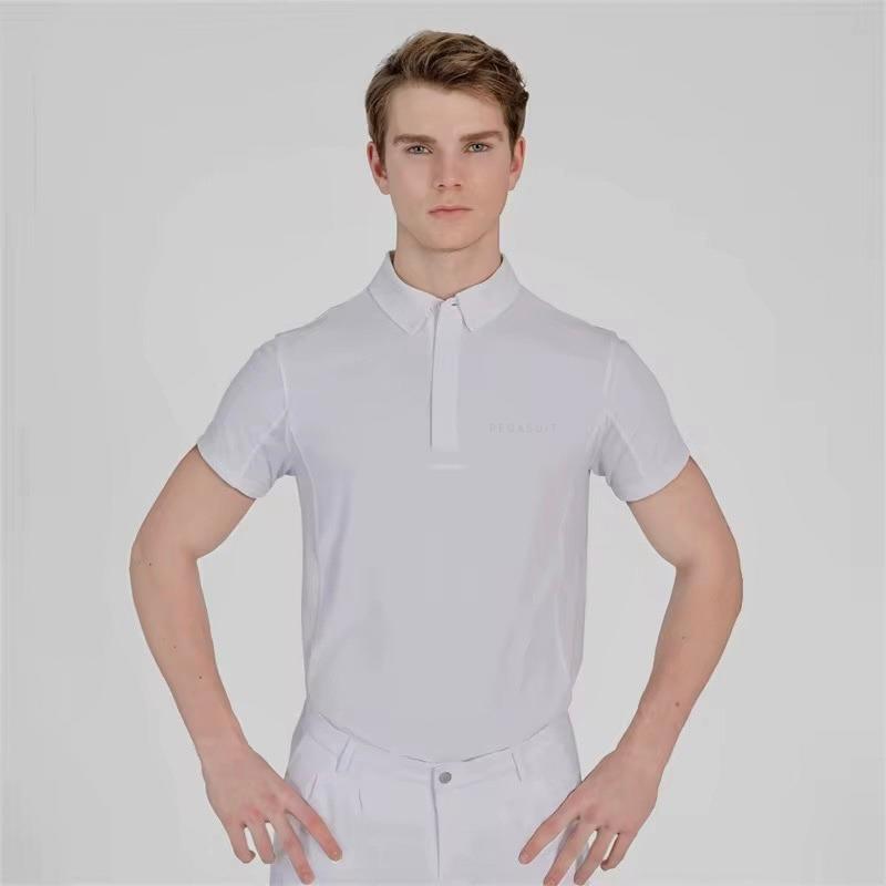 Men short sleeve polo air shirts.
